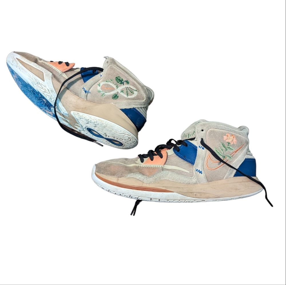 Nike Kyrie Infinity Mother Nature Father Time Floral Shoes Sneakers 10.5